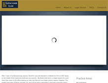 Tablet Screenshot of lipscomblaw.net